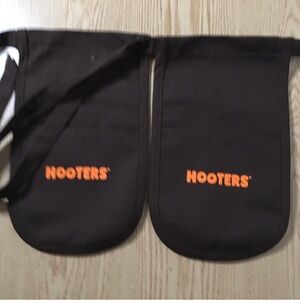 New Bundle Of 2 Hooters Girl Uniform Money Pouches Dark Brown One Size